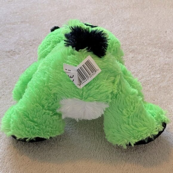 Vintage Kellytoy Green Plush Raccoon - Picture 4 of 10